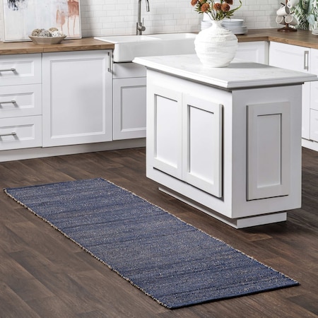 Nuloom Elfriede Farmhouse Jute Blend Area Rug 2ft 6in x 8ft HMMT01D-2608